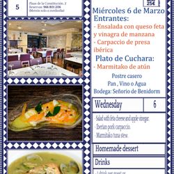 La Cava Aragonesa - Ven a disfrutar de nuestro menú de hoy miércoles para las Jornadas de la Cuchara. Buen provecho y feliz dái.
