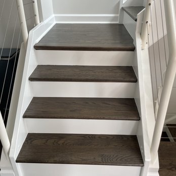 Ciprian Hardwood Flooring - Beautifully finished stairs, landing and matching floors. - Flooring Near Me - Chicago, Illinois