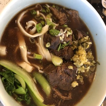 Old Town Shanghai - Beef noodle. Soup is too light. - Shanghainese Near Me - Sunnyvale, California