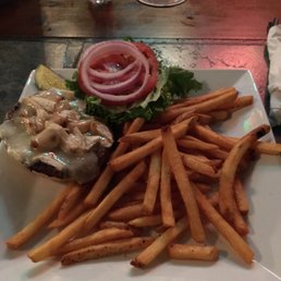 Garlic and Brie burger.