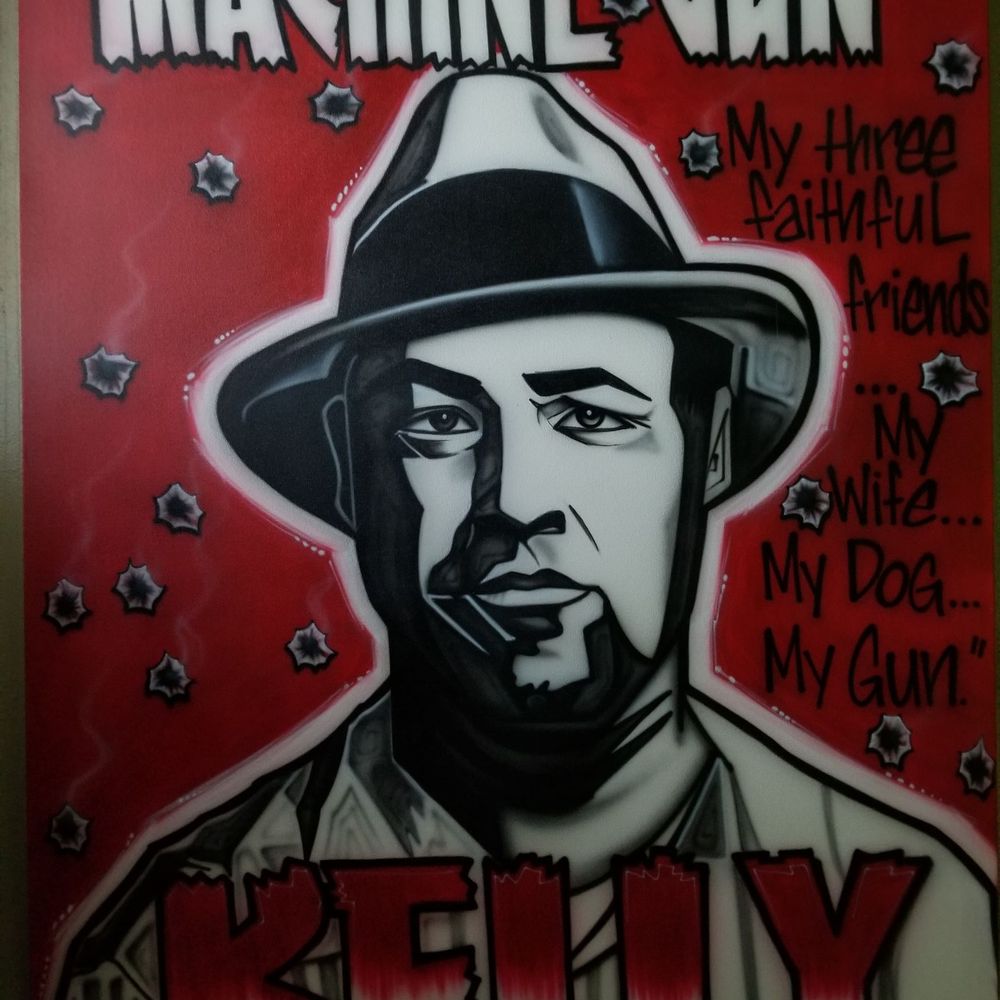 a painting of a man wearing a hat