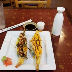 Nagoya Japanese Sushi & Steak House - Long Island Roll Euphoria Roll Large Hot Sake