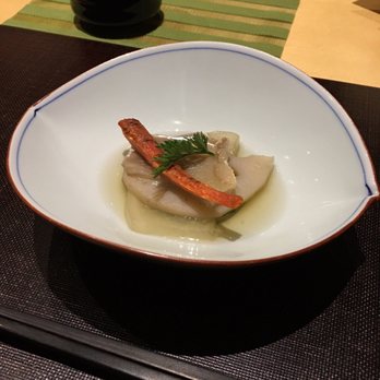Omakase - Daikon, lotus root, king oyster mushroom, and carrot - Sushi Bars Near Me - San Francisco, California Omakase - Daikon, lotus root, king oyster mushroom, and carrot - Sushi Bars Near Me - San Francisco, California