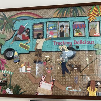 Wake Up Delicious - Art on wall ... they were a food truck - Hawaiian Near Me - Hanalei, Hawaii Wake Up Delicious - Art on wall ... they were a food truck - Hawaiian Near Me - Hanalei, Hawaii
