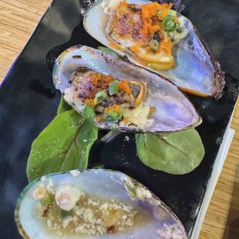 Sushi Damu - Baked mussels - Sushi Bars Near Me - Tustin, California Sushi Damu - Baked mussels - Sushi Bars Near Me - Tustin, California