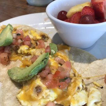 First Watch - Breakfast tacos with a fruit cup side - Breakfast & Brunch Near Me - North Miami Beach, Florida