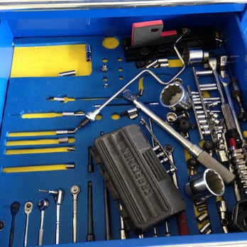 Silvergate Shipping - Another pic of the tools on one side. Anybody that shadows their tools, knows this is not how a box looks normally! - Couriers & Delivery Services Near Me - La Mesa, California