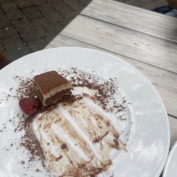 Sidewalk Bistro - What's left of the Tiramisu - French Near Me - Piermont, New York