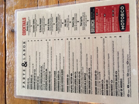 Menu photo 8 Parts&Labor Durham, NC