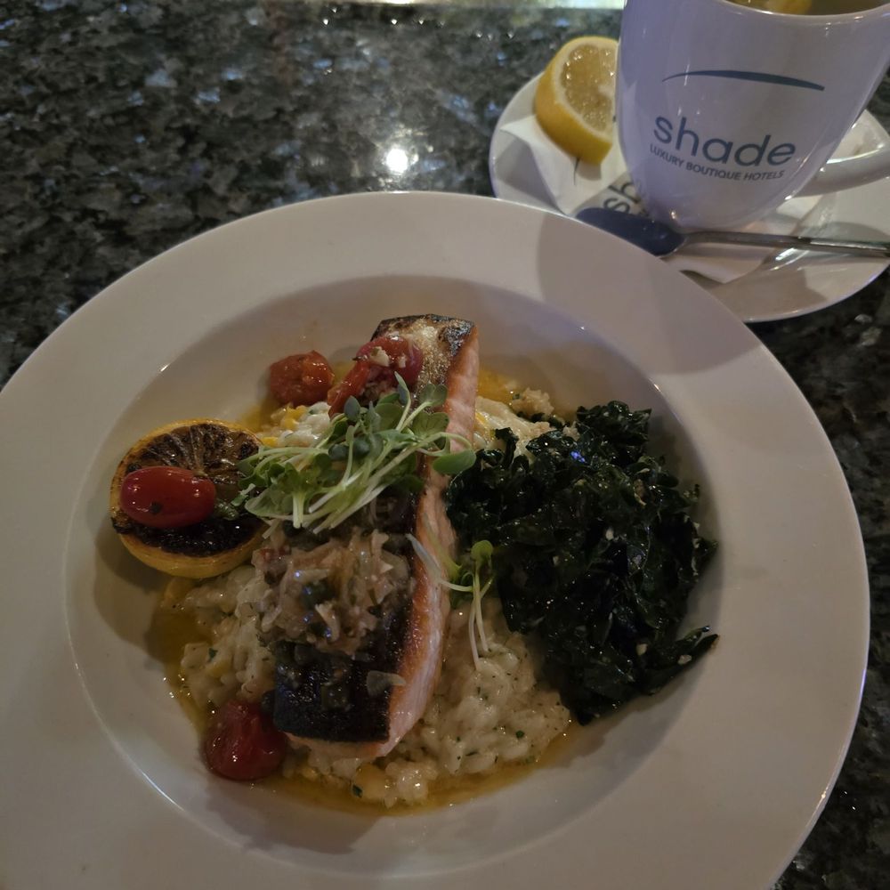 zinc@shade - Crispy Skin Norweigan Salmon - New American Near Me - Manhattan Beach, California zinc@shade - Crispy Skin Norweigan Salmon - New American Near Me - Manhattan Beach, California
