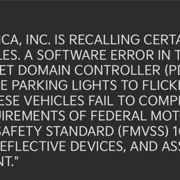 The recall The recall