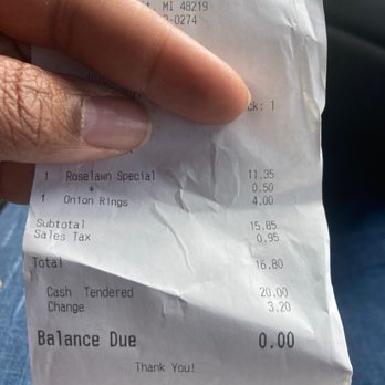 Lou's Deli - Surcharge which is on a big sign in the store. Nothing mentioned when placing a phone order. - Delis Near Me - Detroit, Michigan