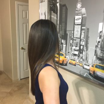 R Salon - After haircut and blow dry service. :) - Hair Salons Near Me - Phoenix, Arizona