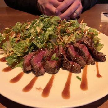 Land Ocean Restaurant Meridian - Thai Noodle Wagyu Sirloin Salad - New American Near Me - Meridian, Idaho