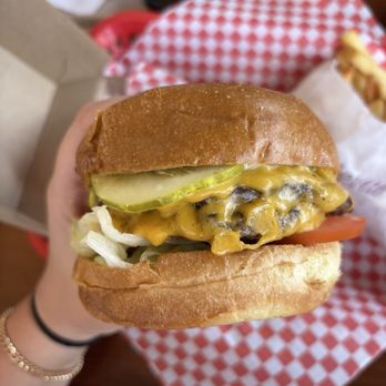 Small Cheval- Logan Square - Double cheeseburger with added tomato & lettuce - Burgers Near Me - Chicago, Illinois Small Cheval- Logan Square - Double cheeseburger with added tomato & lettuce - Burgers Near Me - Chicago, Illinois