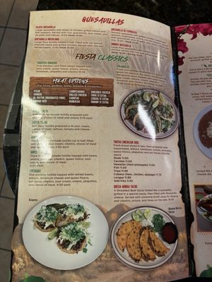 Menu photo 2 Fiesta Mexicana Grill Concord, NC
