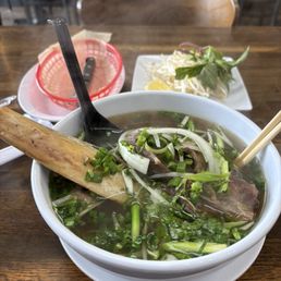 Beef rib pho