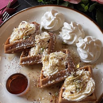 Pistachio Cafe 2 - rose waffles - Cafes Near Me - New Haven, Connecticut Pistachio Cafe 2 - rose waffles - Cafes Near Me - New Haven, Connecticut