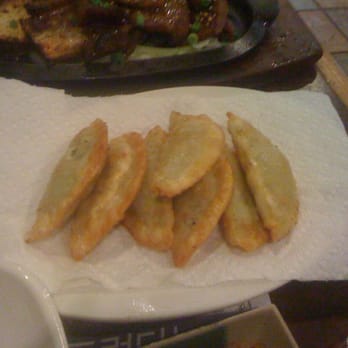 Dokdo Restaurant - Pan fried dumplings (kinda like an empanadas) - Korean Near Me - Houston, Texas Dokdo Restaurant - Pan fried dumplings (kinda like an empanadas) - Korean Near Me - Houston, Texas