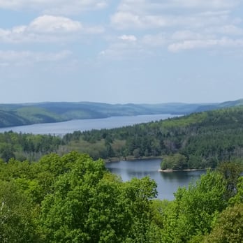 Quabbin Reservoir - View from Enfield Lookout, which is just a side-of-the-road, pull-over-and-park kind of spot. - Parks Near Me - Belchertown, Massachusetts Quabbin Reservoir - View from Enfield Lookout, which is just a side-of-the-road, pull-over-and-park kind of spot. - Parks Near Me - Belchertown, Massachusetts