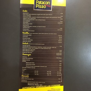 Patacon Pisao - Menu - Venezuelan Near Me - Elmhurst, New York Patacon Pisao - Menu - Venezuelan Near Me - Elmhurst, New York