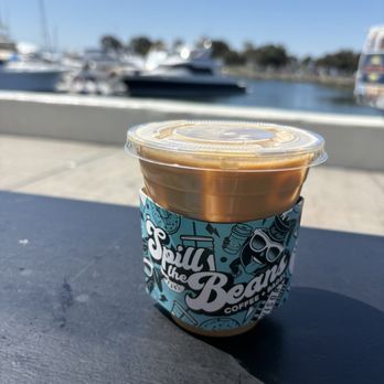 Spill the Beans - Iced blondie mocha w/ oat milk - Coffee & Tea Near Me - San Diego, California Spill the Beans - Iced blondie mocha w/ oat milk - Coffee & Tea Near Me - San Diego, California