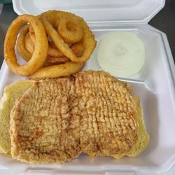 The Burger Barn & Sue's Snow Cones - Hand breaded tenderized pork tenderloin