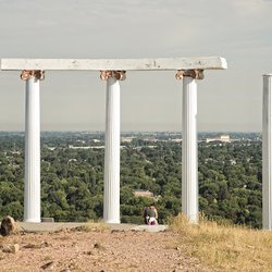 Stephens Performing Arts Center - Red Hill Pillars
