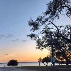 Corpus Christi Sunrise Beach - Sunset at the RV park.