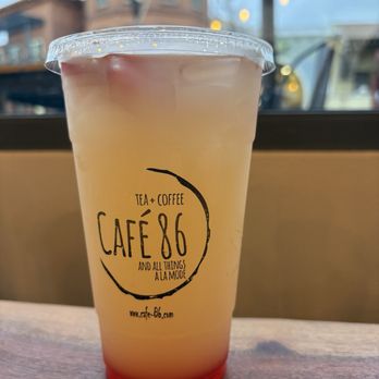 Cafe 86 - Strawberry Calamansi Cooler ‍ - Desserts Near Me - San Jose, California