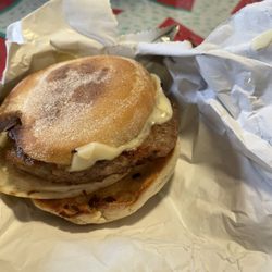 D & D Meats - The egg sandwich freshly made