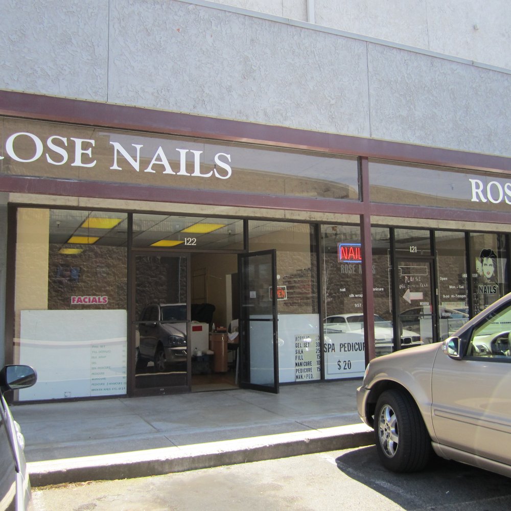 Rose Nails - outside view of the salon... - Nail Salons Near Me - Stockton, California Rose Nails - outside view of the salon... - Nail Salons Near Me - Stockton, California