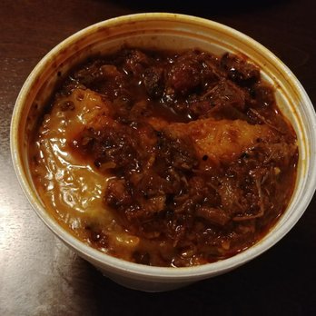 407 BBQ - Bryan's Texas Red Brisket Chili you can get this without Fritos we got 2 Large we also ate this the next day.. A little spicy very good - Barbeque Near Me - Argyle, Texas 407 BBQ - Bryan's Texas Red Brisket Chili you can get this without Fritos we got 2 Large we also ate this the next day.. A little spicy very good - Barbeque Near Me - Argyle, Texas