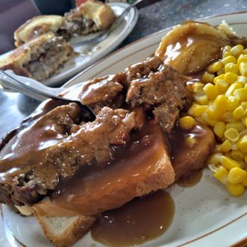 Zorba's Coney Island - Hot Meatloaf with real Mashed Corn and Soup $9.95 Eat Cheap - Diners Near Me - Riverview, Michigan