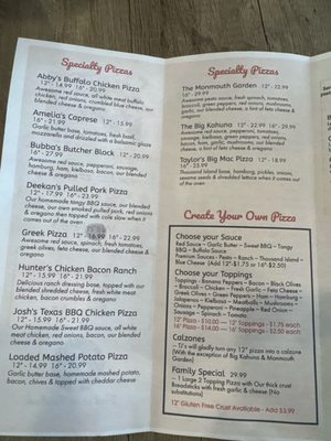 Menu photo 7 Tj's Pizzeria Winthrop, ME