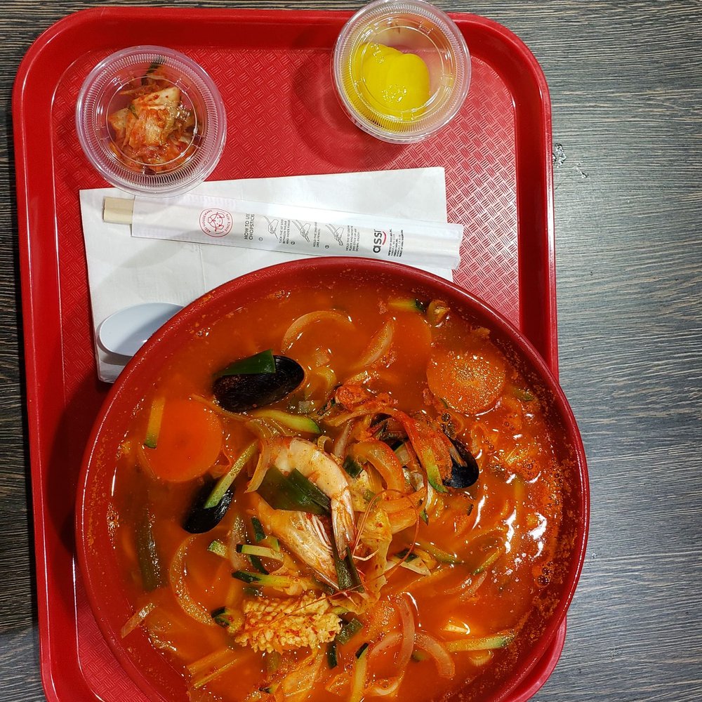 Seoul Soon Tofu - Jjam ppong (spicy seafood noodles) - Korean Near Me - Orlando, Florida Seoul Soon Tofu - Jjam ppong (spicy seafood noodles) - Korean Near Me - Orlando, Florida