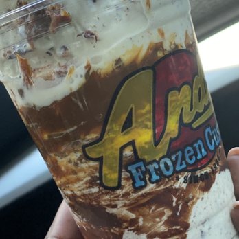 Andy's Frozen Custard - Drumstick Concrete (added caramel). Size medium. So so good! - Ice Cream & Frozen Yogurt Near Me - Morrisville, North Carolina Andy's Frozen Custard - Drumstick Concrete (added caramel). Size medium. So so good! - Ice Cream & Frozen Yogurt Near Me - Morrisville, North Carolina