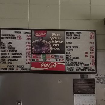Smith's Soda Shop - a menu on the wall - Ice Cream & Frozen Yogurt Near Me - Cleveland, Georgia Smith's Soda Shop - a menu on the wall - Ice Cream & Frozen Yogurt Near Me - Cleveland, Georgia