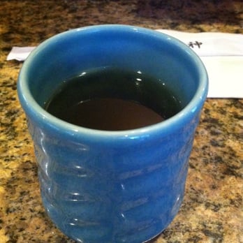 Ryujin Ramen - Hot tea- I believe it is gen-mai roasted brown rice green tea - Ramen Near Me - Sacramento, California