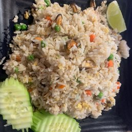 I got the seafood fried rice, sooo delicious :) I got the seafood fried rice, sooo delicious :)