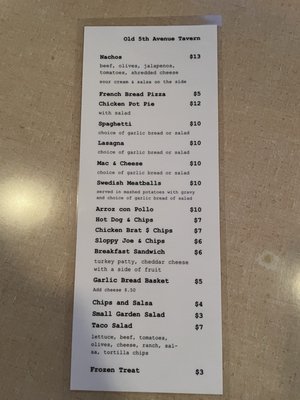 Old Fifth Avenue Tavern by null