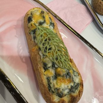 Eclair Affaire - Chicken, artichoke, and spinach eclair. - Desserts Near Me - Weston, Florida Eclair Affaire - Chicken, artichoke, and spinach eclair. - Desserts Near Me - Weston, Florida