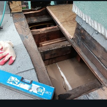 Lovett & Lovett Roofing - I asked if this was removed to improve drainage. they said "no, it was all dry rot" - Roofing Near Me - Oakland, California Lovett & Lovett Roofing - I asked if this was removed to improve drainage. they said "no, it was all dry rot" - Roofing Near Me - Oakland, California