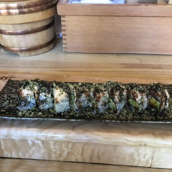 Sushi Ran - Crunch sushi roll with eel, absconding and a crunchy coating. - Sushi Bars Near Me - Sausalito, California Sushi Ran - Crunch sushi roll with eel, absconding and a crunchy coating. - Sushi Bars Near Me - Sausalito, California