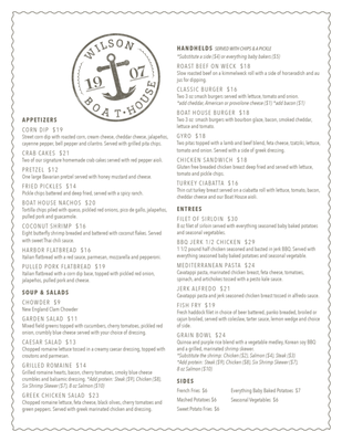 Menu photo 1 Wilson Boat House Wilson, NY Menu photo 1 Wilson Boat House Wilson, NY
