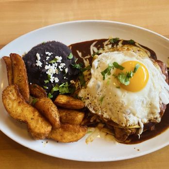 Day Maker Half Day Cafe - Hangover Enchiladas - Breakfast & Brunch Near Me - Austin, Texas Day Maker Half Day Cafe - Hangover Enchiladas - Breakfast & Brunch Near Me - Austin, Texas