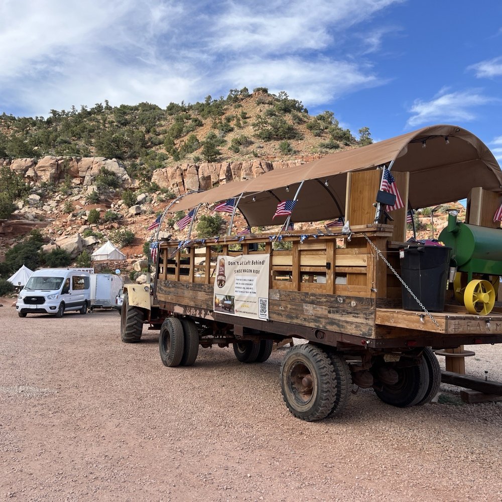 Zion Glamping Adventures - Evening Wagon Ride with Smoker Grill - Campgrounds Near Me - Hildale, Utah