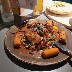 Cafe-Restaurant Felsentherme Betriebs - Medaillons of pork filet