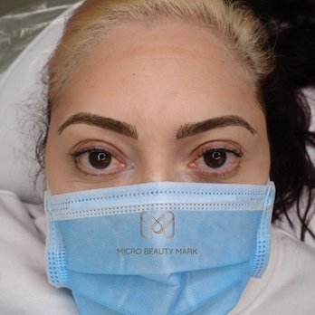 Micro Beauty Mark - After my first session of microblading - Permanent Makeup Near Me - Garden Grove, California