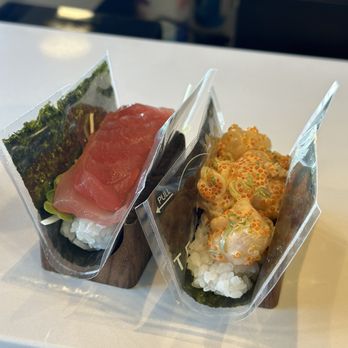Temaki Bar - Tuna Roll & Spicy Bay Scallops Roll - Sushi Bars Near Me - San Jose, California